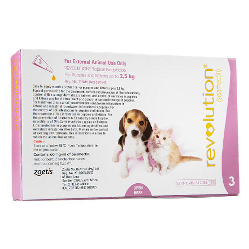 Revolution Pink Puppy-Kitten Tick & Flea spot on