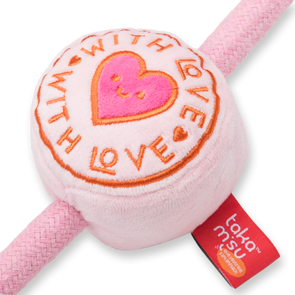 Dog's Life rope dog toy with squeaker product detail