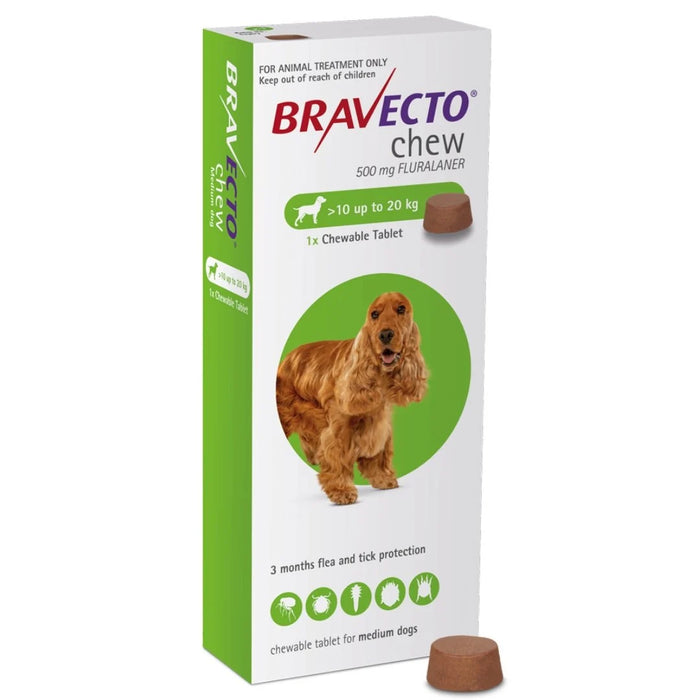 Bravecto Dog Chew Medium 10-20kg
