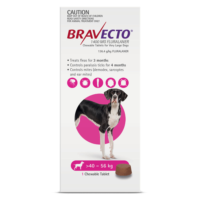 Bravecto Dog Chew XL 40-56kg