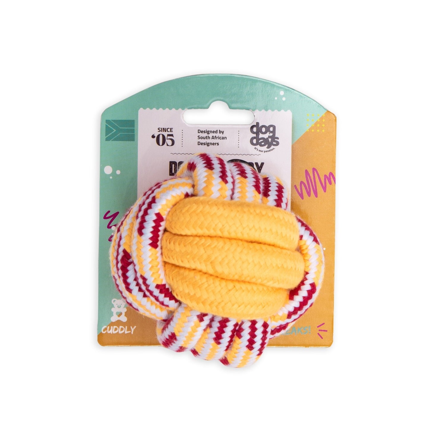 Dog's Life Rope Ball Dog Toy