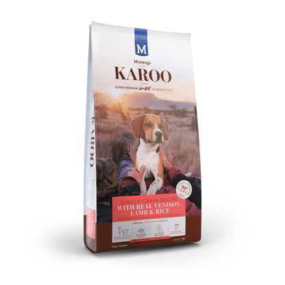 Montego Karoo Venison & Lamb Adult Dog Food 15kg