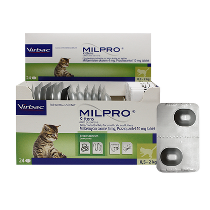 Milpro kitten deworming tablet