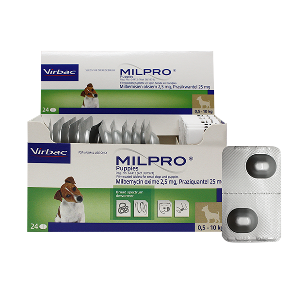 Milpro Puppy Deworming tablet