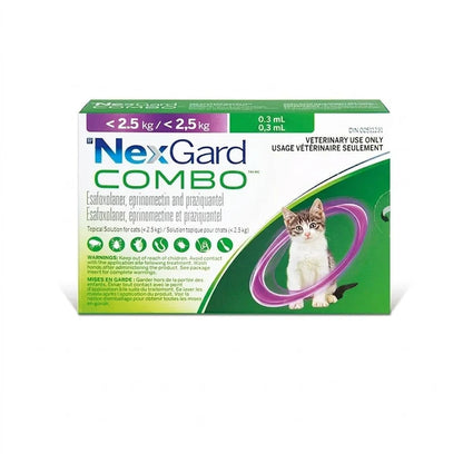 NexGard Combo Cat Small 0.8-2.5kg 1's