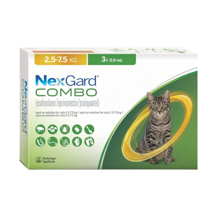 NexGard Combo Cat Large 2.5-7.5kg 1's