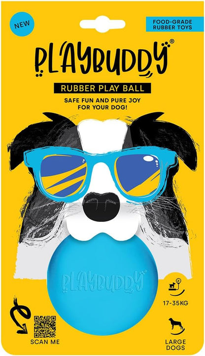 PlayBuddy Ball large dog toy in blue