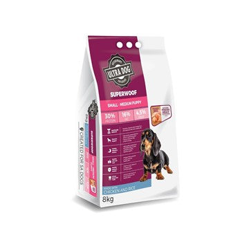 Ultra Dog SuperWoof Puppy Small Breed Dog Food 3kg