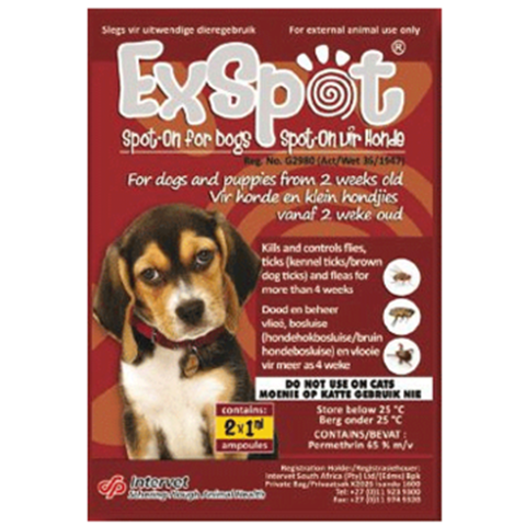 Exspot Spot-On for Dogs 2's
