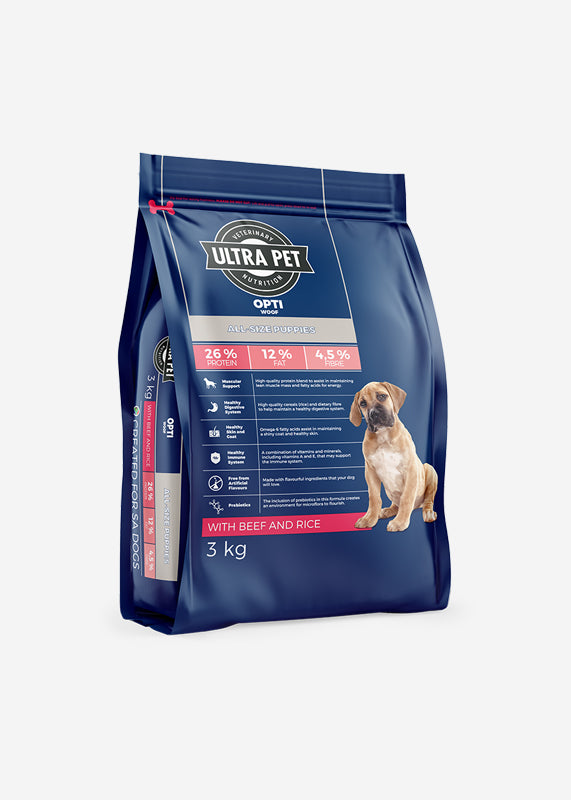 Ultra Pet Optiwoof Puppy Dog Food 8kg