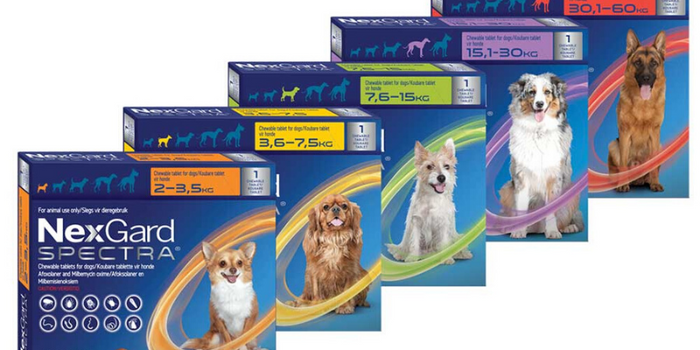 NexGard Spectra Dog X-Small 2-3.5kg 1's